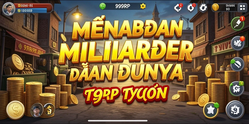 Screenshot utama 99RP menampilkan gameplay Tycoon yang menarik.