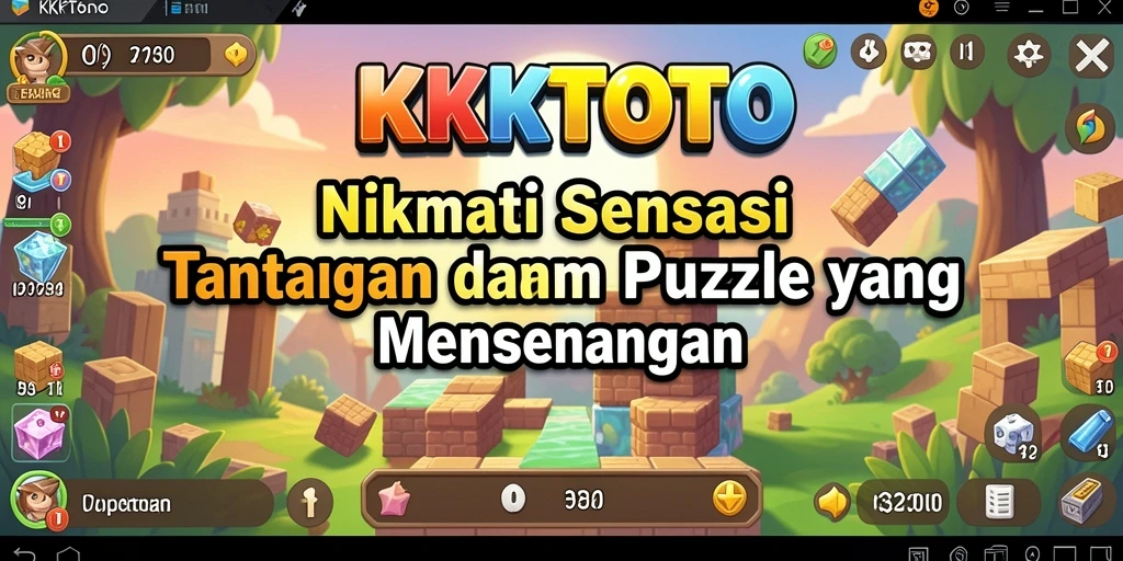 Screenshot gameplay KPKTOTO menampilkan tantangan puzzle yang menarik.