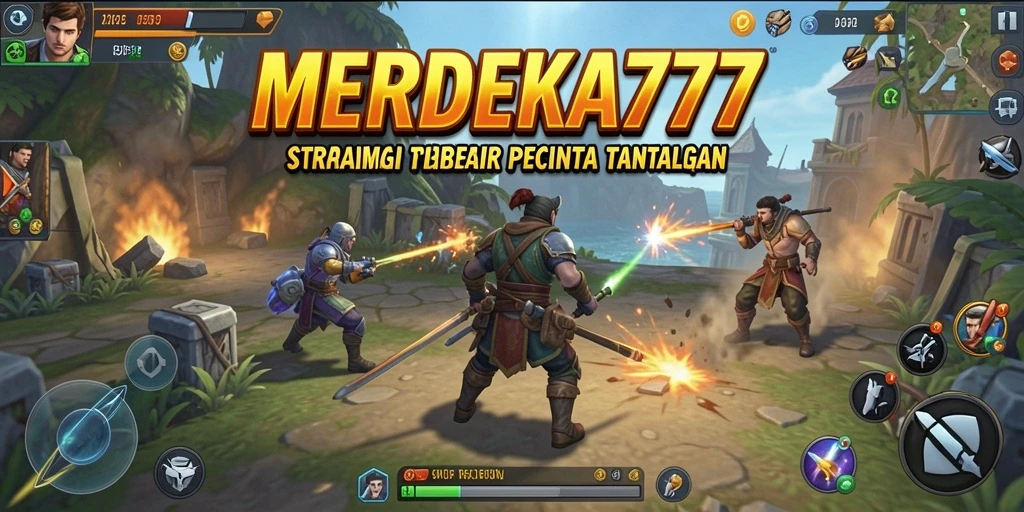 Screenshot gameplay menunjukkan pertarungan strategis yang intens.